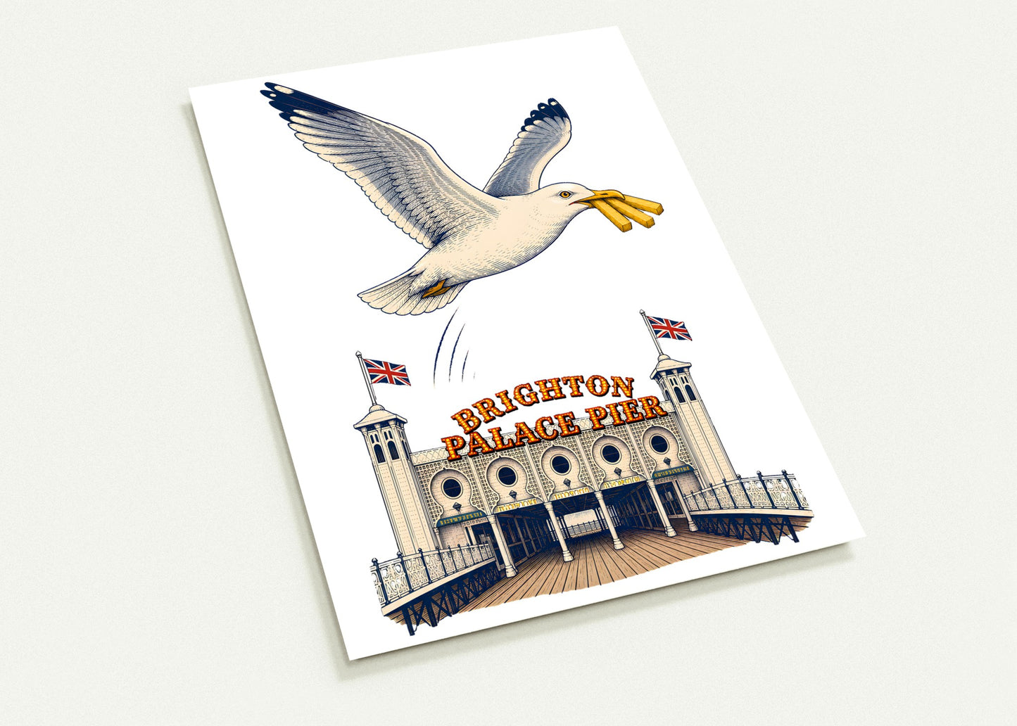 Brighton Palace Pier Chip Heist Postcard Pack — product view 2
