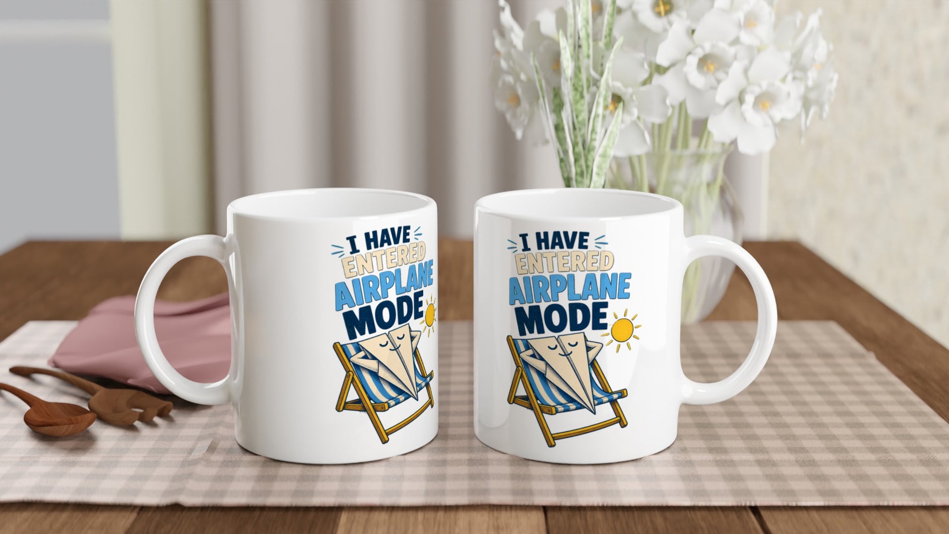 I Have Entered Airplane Mode Graphic Mug — product view 4