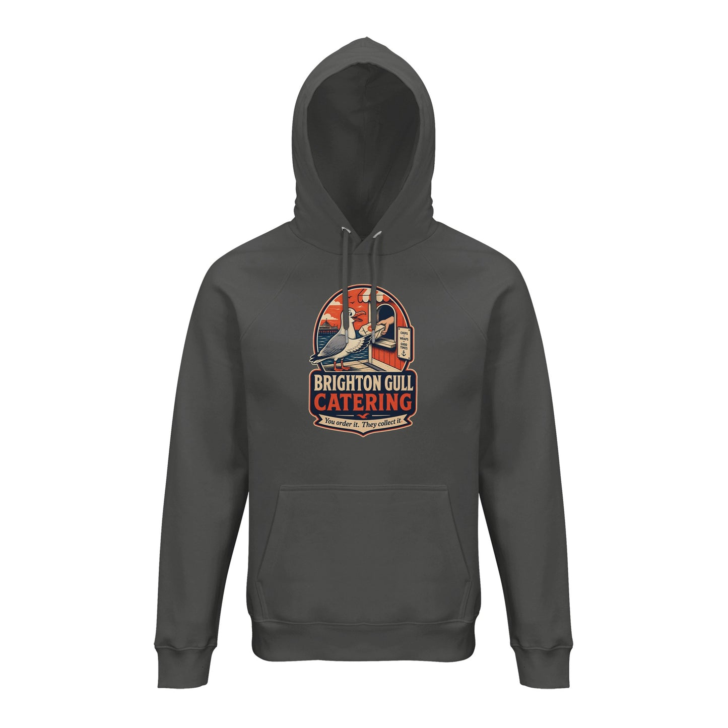 Brighton Gull Catering — Illustrated Hoodie — product view 13