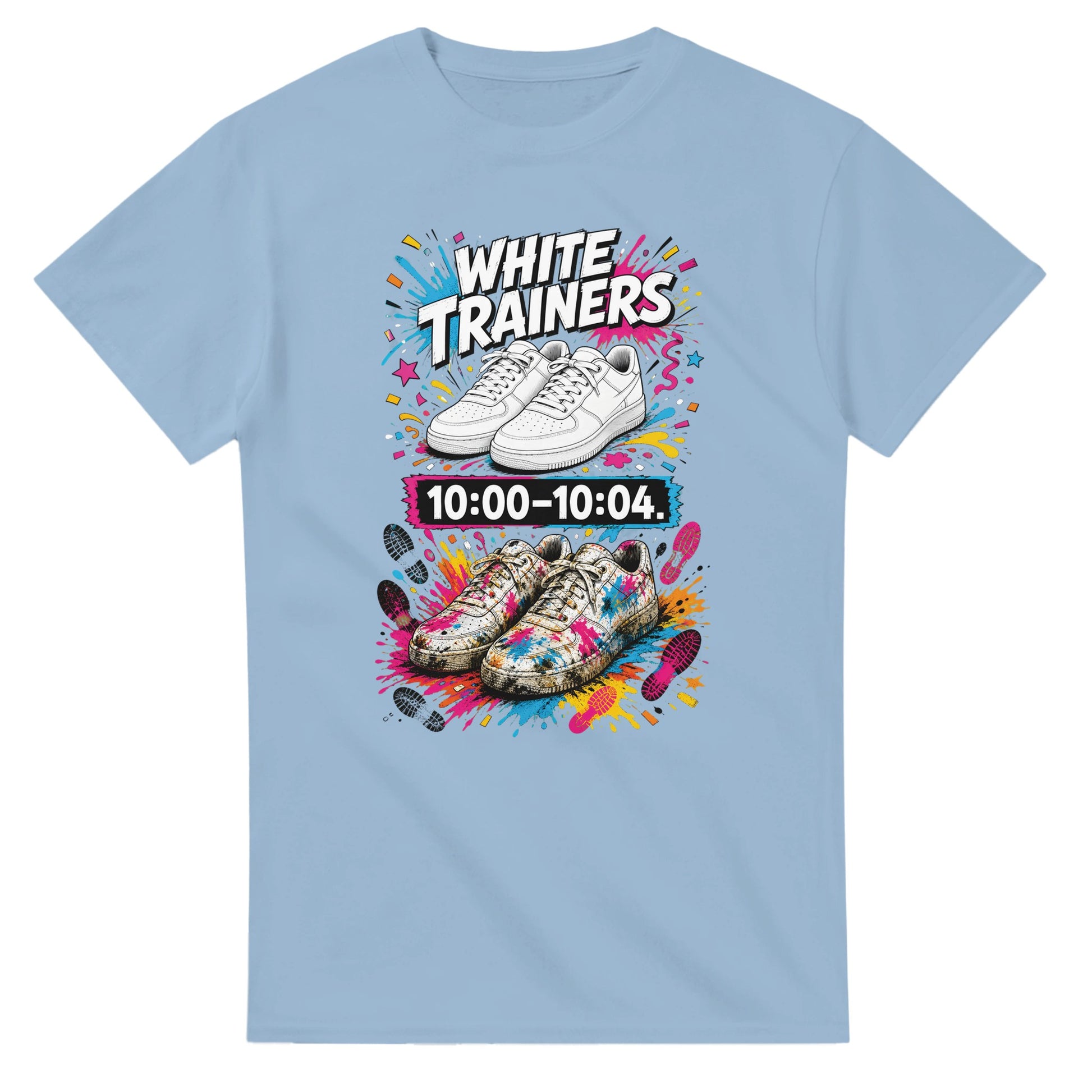 White Trainers: 10:00–10:04 T-shirt — product view 3