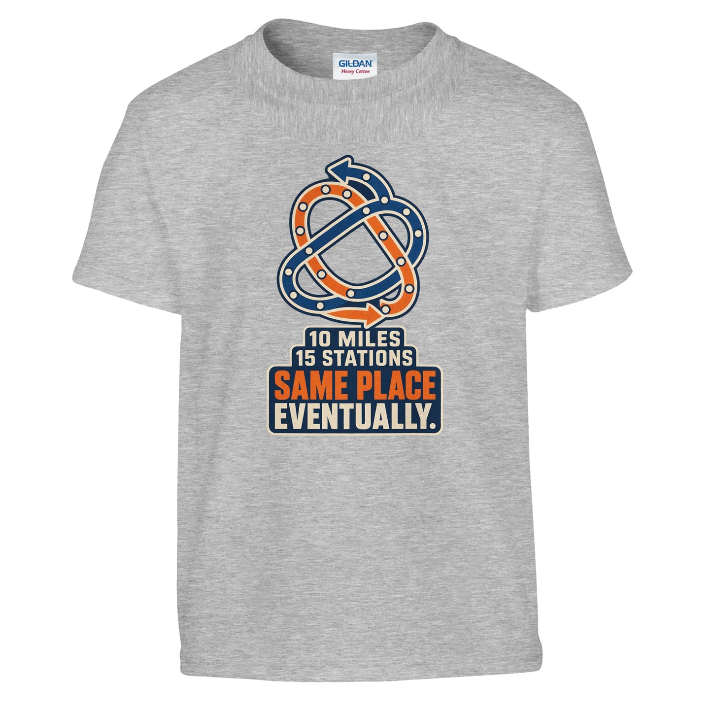 Glasgow Same Place Eventually Kids' T-shirt — product view 4