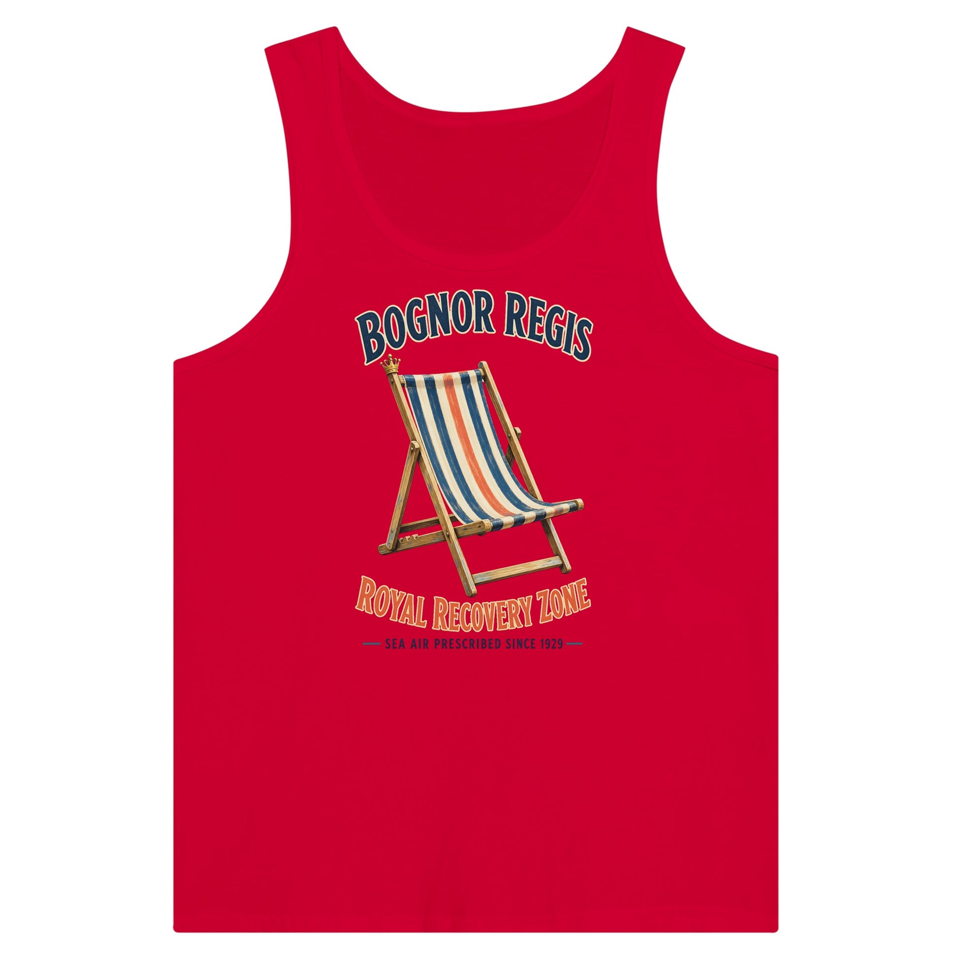 Bognor Regis Royal Recovery Zone Premium Unisex Tank Top — product view 12