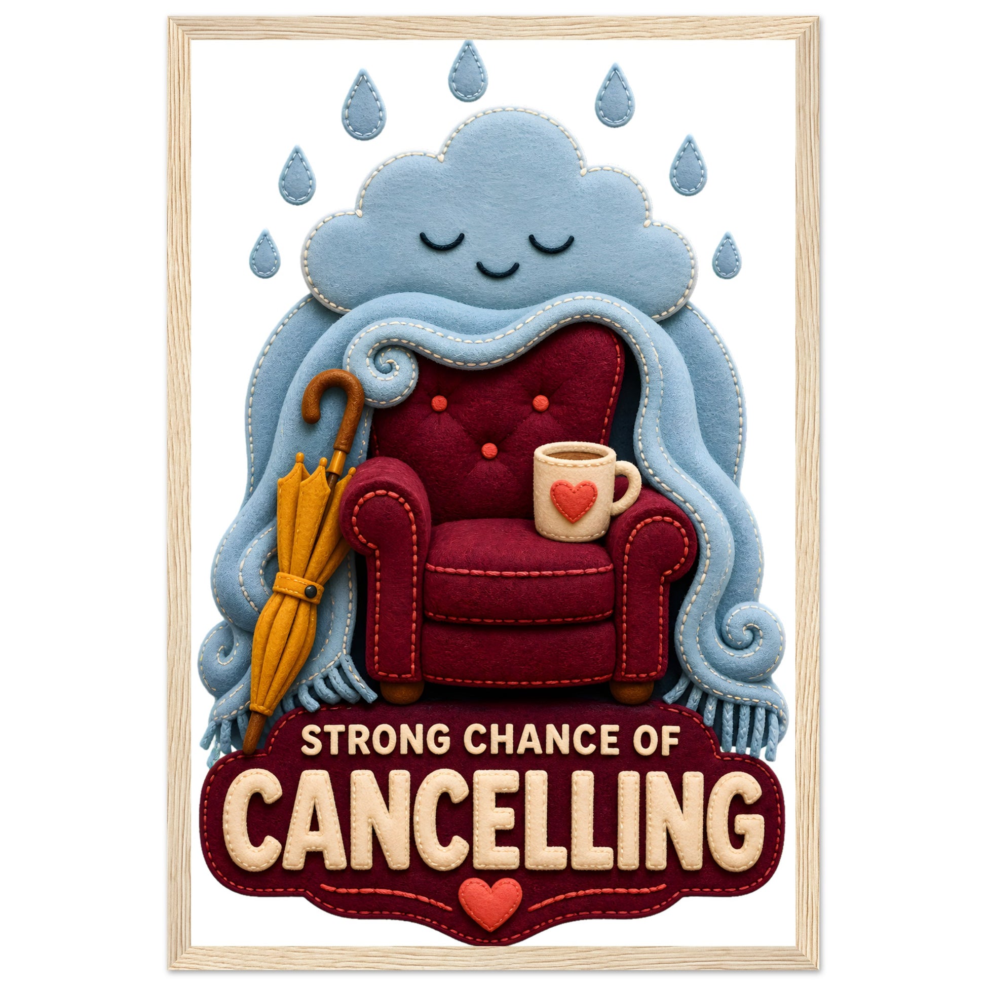 Strong Chance of Cancelling Framed Wall Art — product view 3