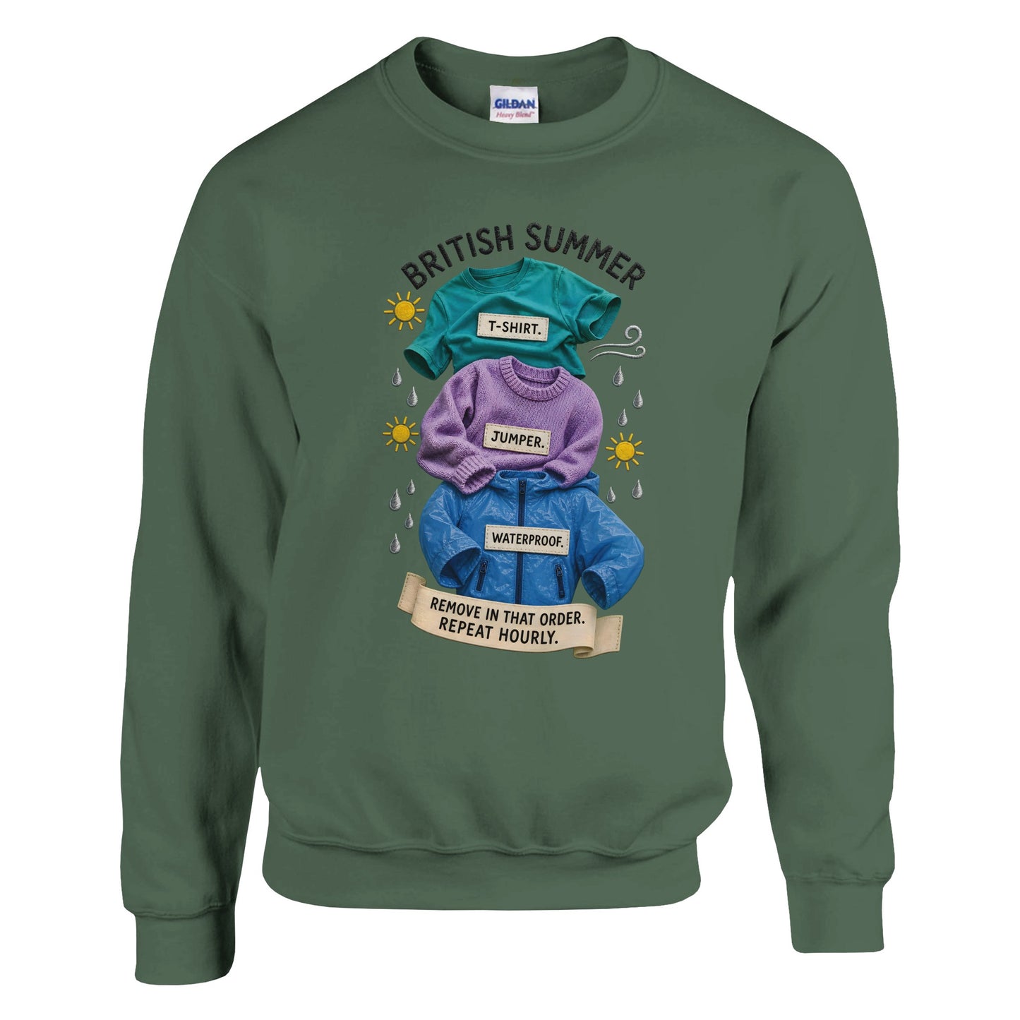 British Summer: Repeat Layers Hourly Sweatshirt — product view 17
