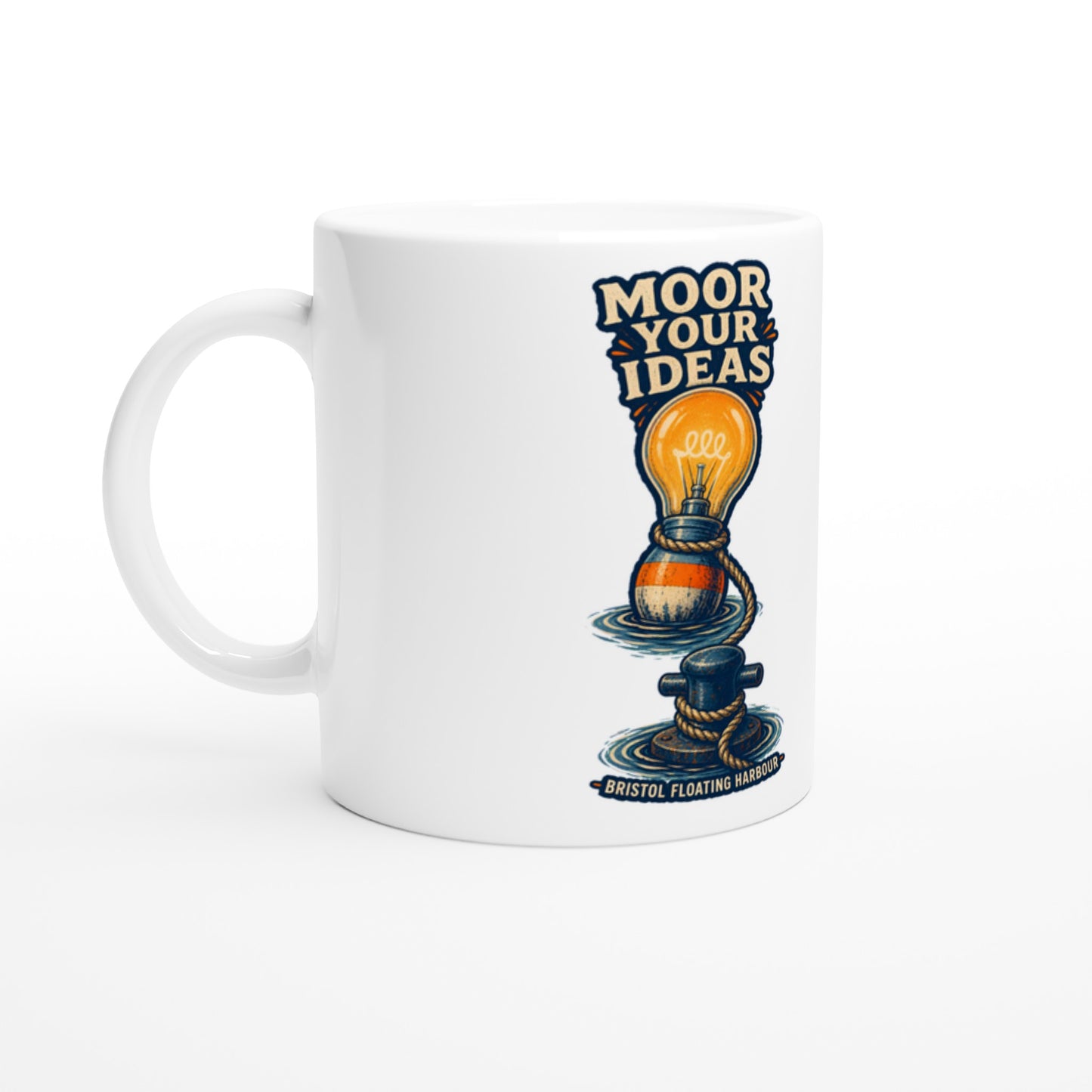 Moor Your Ideas – Bristol Floating Harbour Mug — product view 2