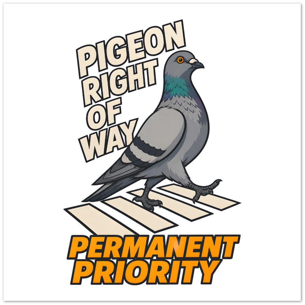 Pigeon Right of Way Greeting Card Pack — product view 3