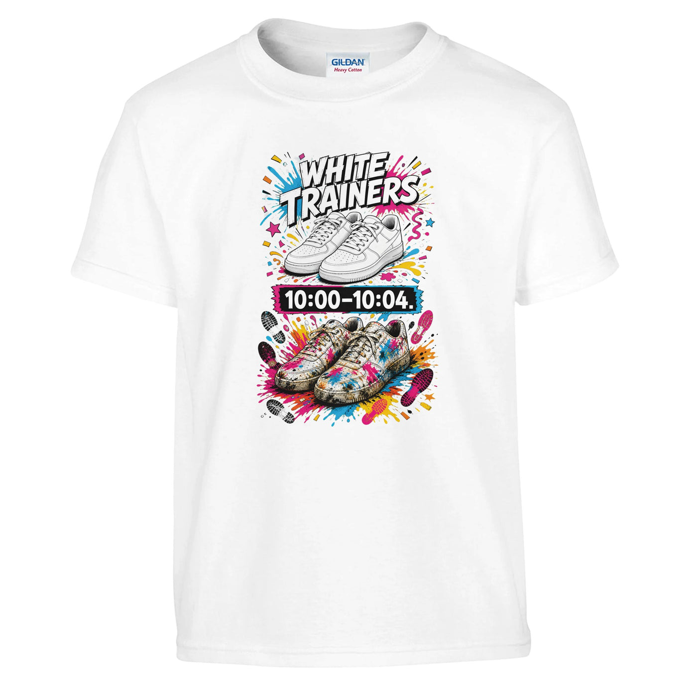 White Trainers: 10:00–10:04 Kids' T-shirt