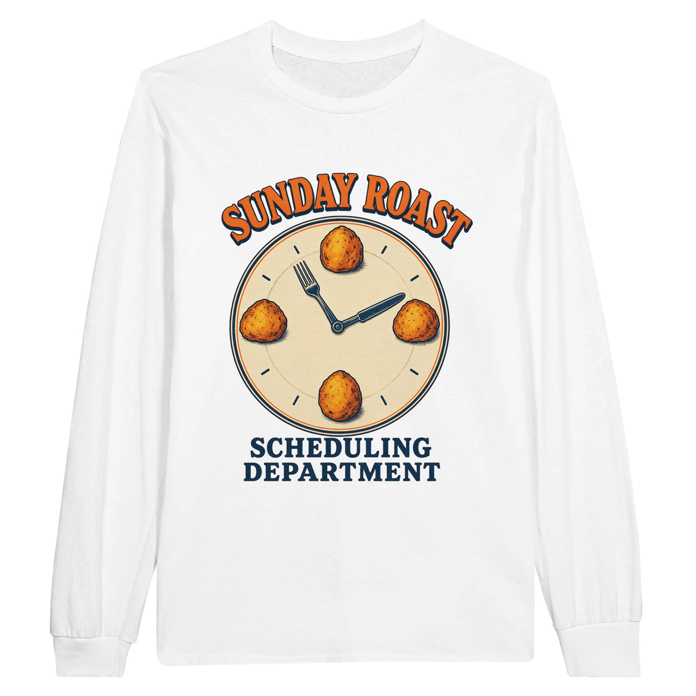 Sunday Roast Scheduling Department Long-Sleeve T-shirt