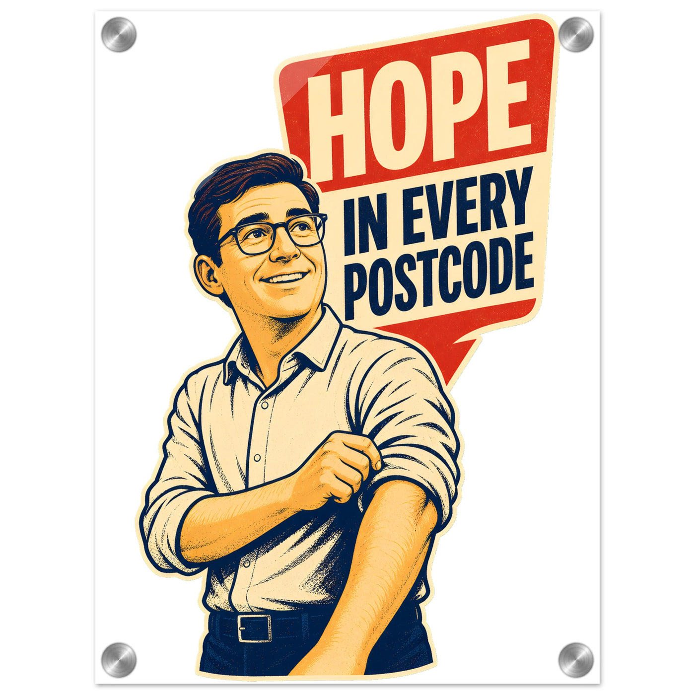 Hope in Every Postcode Acrylic Print