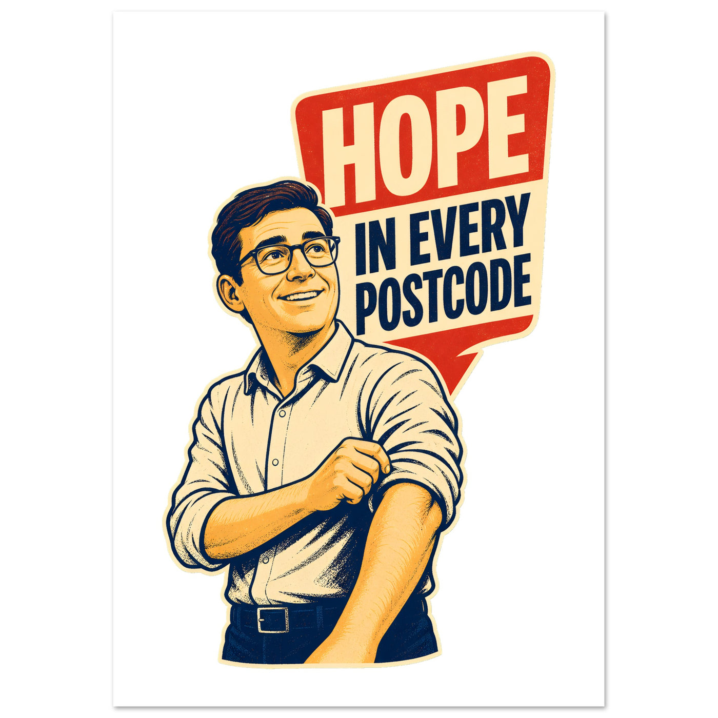 Hope in Every Postcode Poster